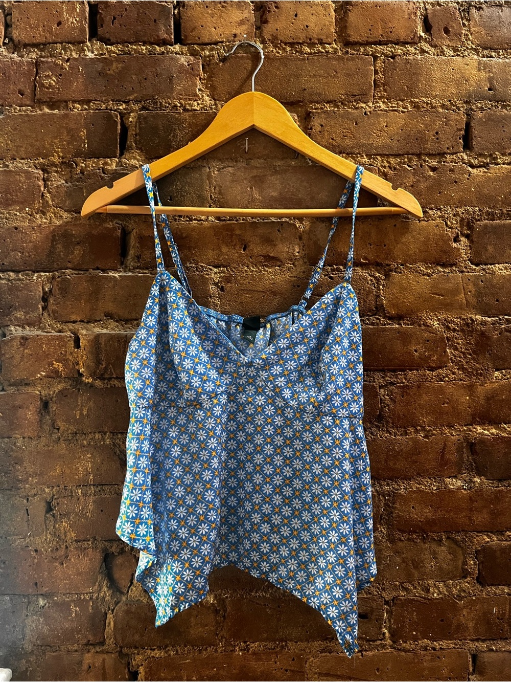 wild fable Blue Daisy Print Spaghetti Strap Camisole
